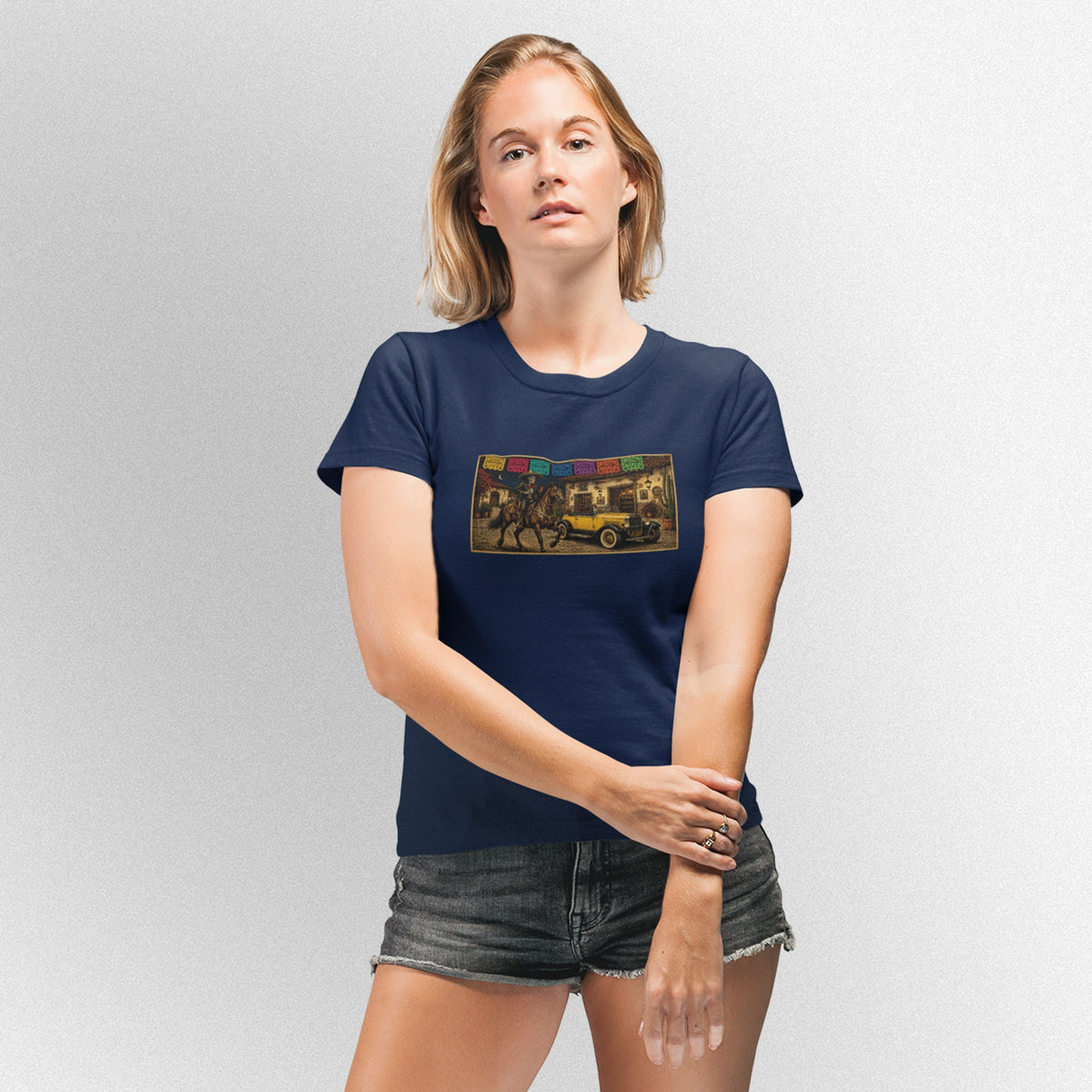 Playera Catrinas Caballo