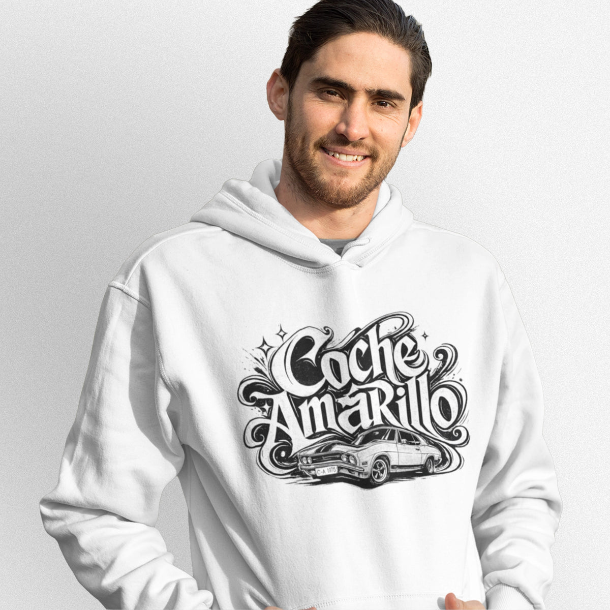 Hoodie CochAmarillo/Bl