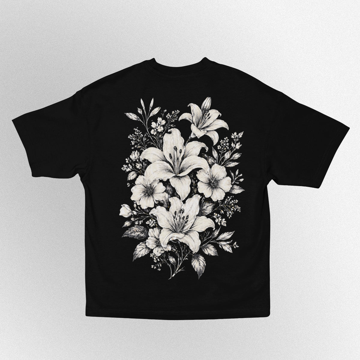 SF Playera Ramo Flores