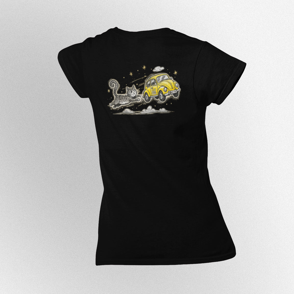 Playera Gato Negro