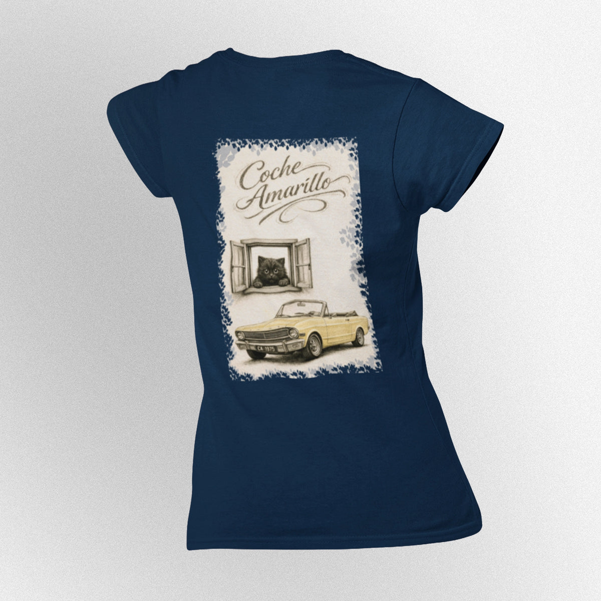 Playera Gato Ventana
