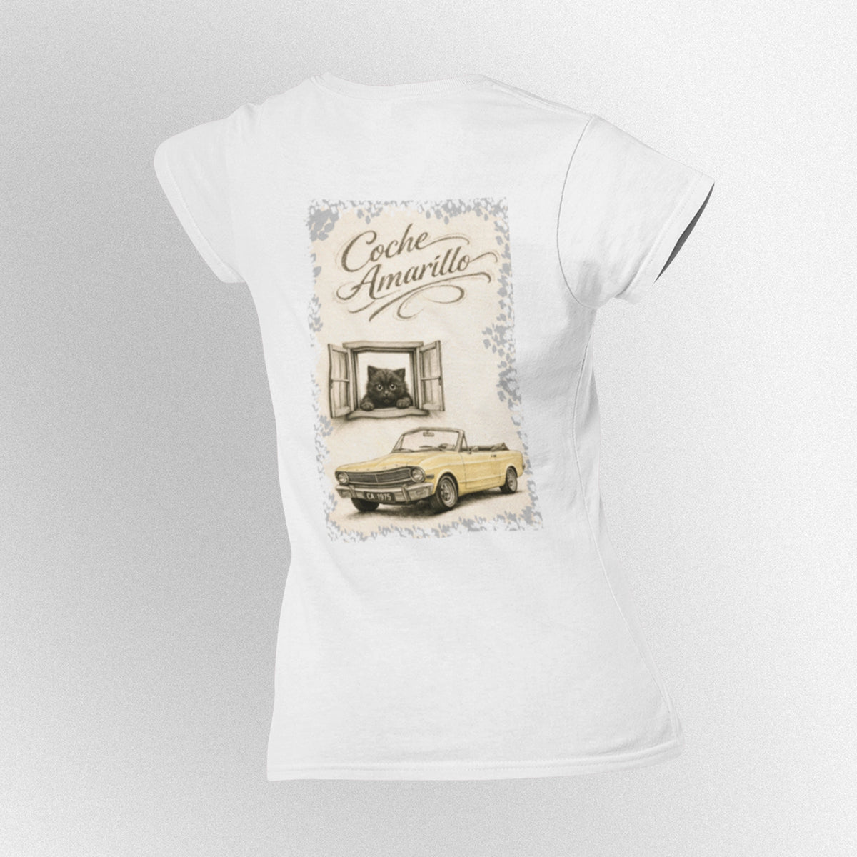 Playera Gato Ventana