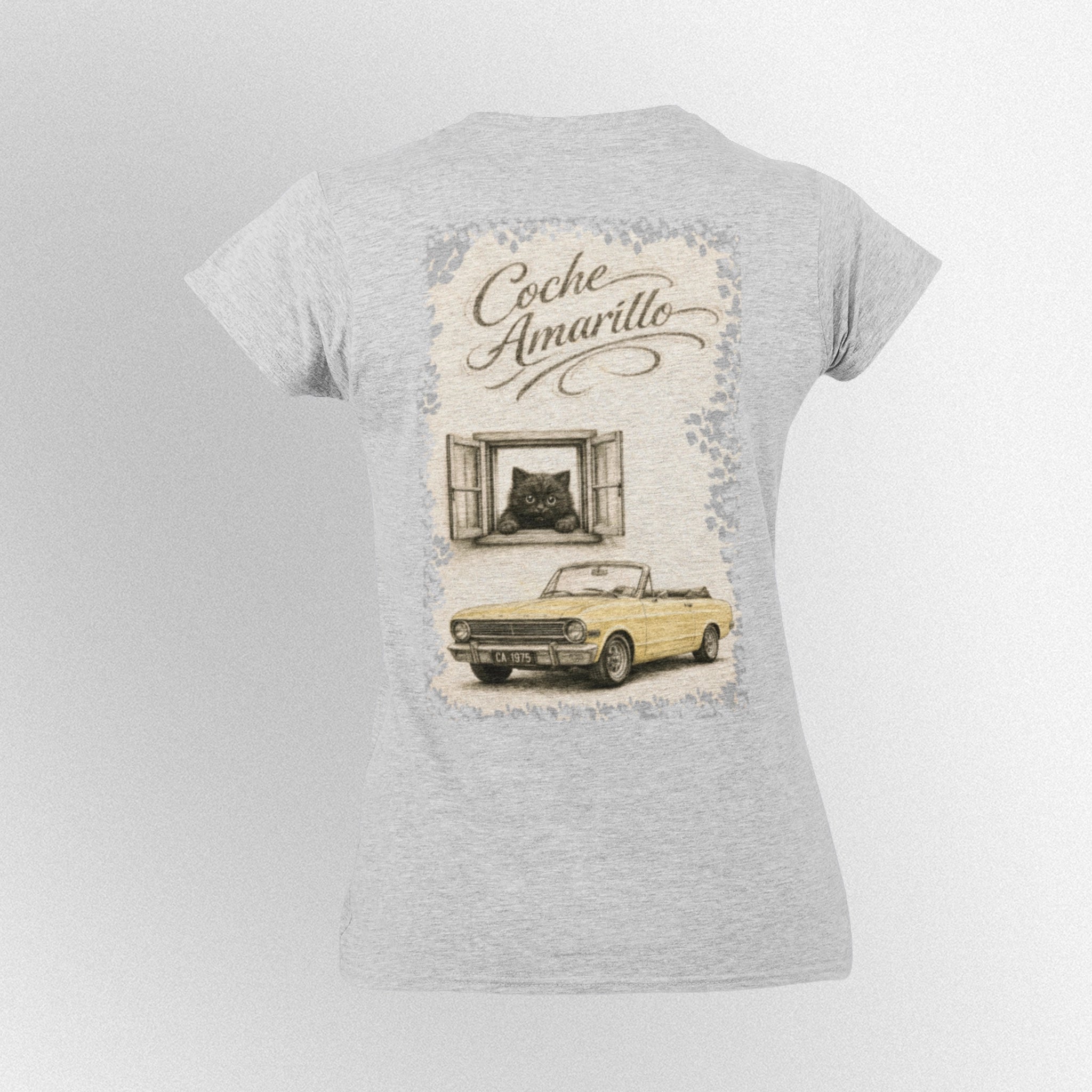 Playera Gato Ventana