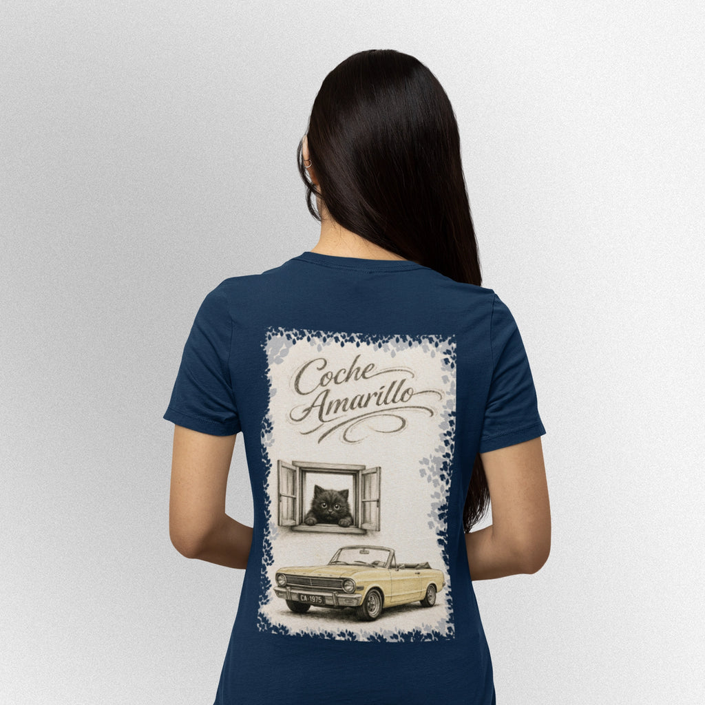 Playera Gato Ventana