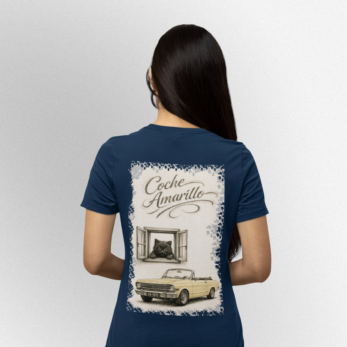 Playera Gato Ventana