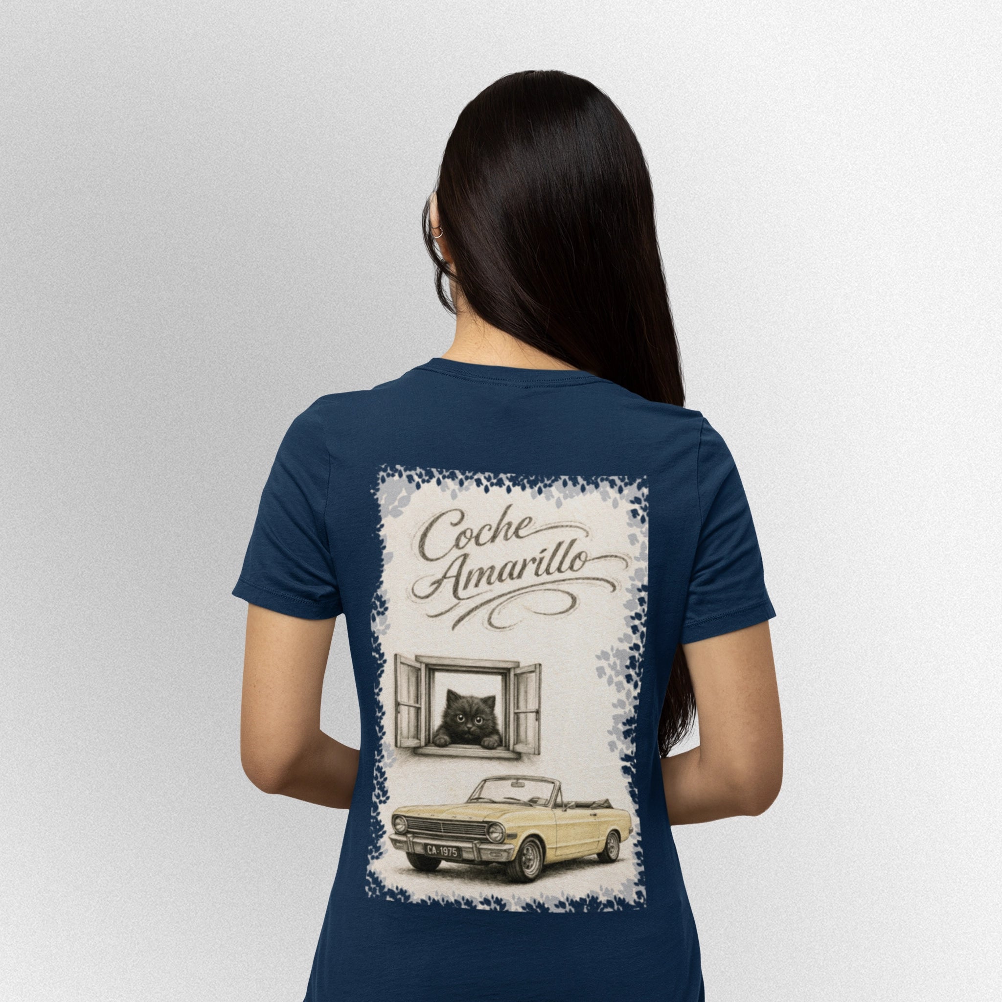 Playera Gato Ventana