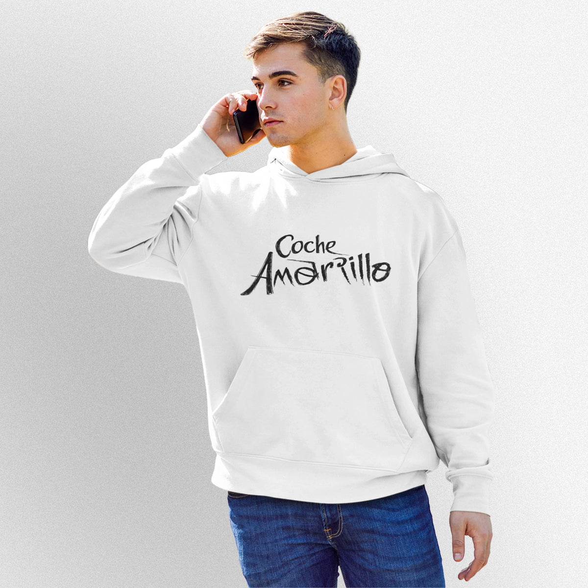 Hoodie Trazo Amarillo
